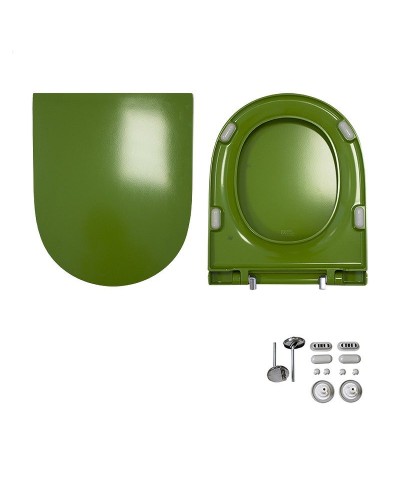 Унитаз-компакт Sanita Luxe Best Color Green SL DM BSTSLCC09130522 с бачком и сиденьем Микролифт