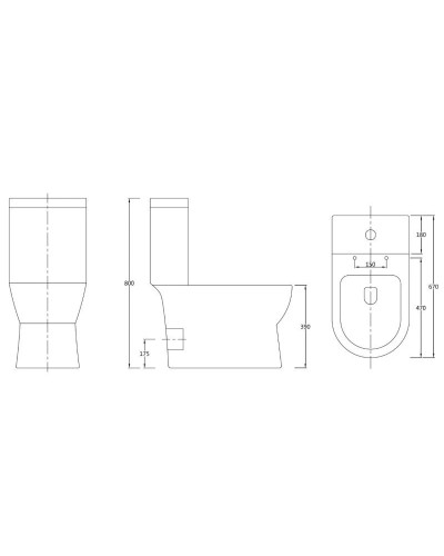 Унитаз-компакт с сиденьем микролифт SSWW CT2045