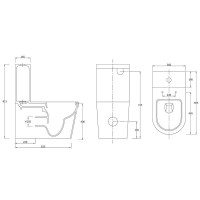 Унитаз-компакт с сиденьем микролифт SSWW CT2046