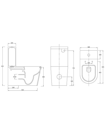Унитаз-компакт с сиденьем микролифт SSWW CT2046