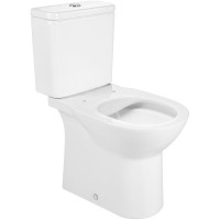 Унитаз компакт Roca Debba Round Rimless 34299P00Y без бачка и сиденья