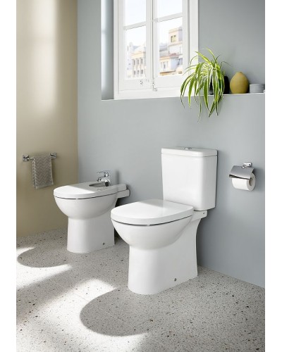 Унитаз компакт Roca Debba Round Rimless 34299P00Y без бачка и сиденья