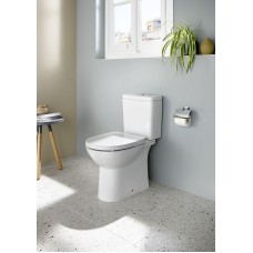 Унитаз компакт Roca Debba Round Rimless 34299P00Y без бачка и сиденья