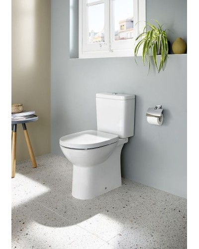 Унитаз компакт Roca Debba Round Rimless 34299P00Y без бачка и сиденья