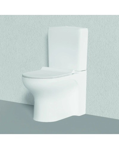 Унитаз-компакт безободковый с функцией биде с сиденьем микролифт Bien Venus VNKD064N1VP1W5SZ0