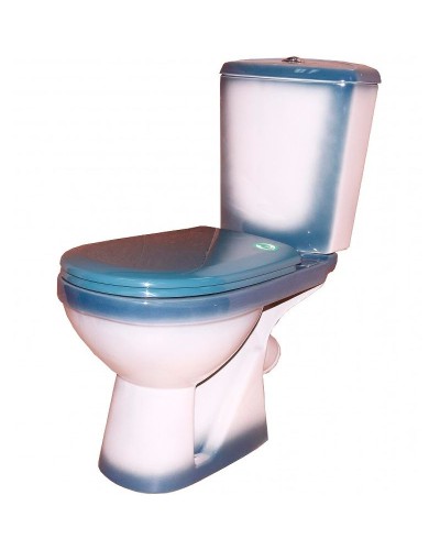 Унитаз компакт Rosa Комфорт 4620008191003 Зеленый декор с бачком и сиденьем