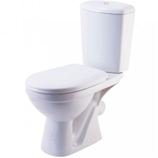 Унитаз компакт Rosa Комфорт Люкс 4620008196329 Белый с бачком и сиденьем Микролифт