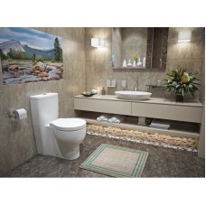 Унитаз-компакт безободковый с сиденьем микролифт Kirovit Олимп