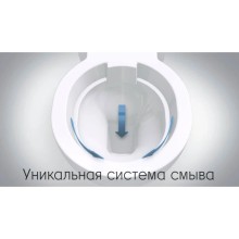 Унитаз-компакт безободковый с сиденьем микролифт Kirovit Олимп