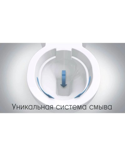 Унитаз-компакт безободковый с сиденьем микролифт Kirovit Олимп