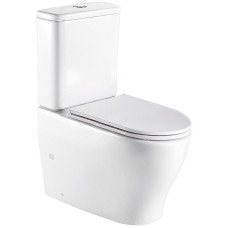 Унитаз компакт WeltWasser Angerbach 001 GL-WT 10000005966 Белый глянец с бачком и сиденьем Микролифт