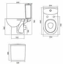 Унитаз-компакт с сиденьем микролифт Kolo Freja L79211000