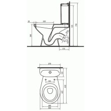 Унитаз-компакт с сиденьем Kolo Idol 1903300U
