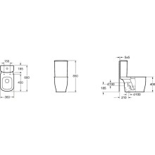 Унитаз-компакт с сиденьем микролифт Grossman Comfort GR-N3013