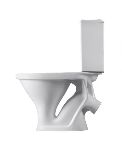 Унитаз компакт Santeri Вест 1.P201.8.S00.00B.F с бачком и сиденьем