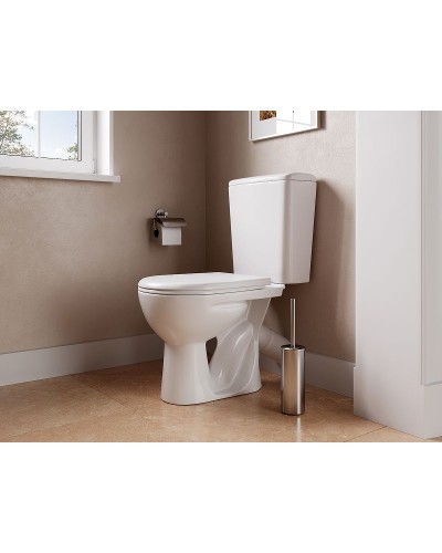 Унитаз компакт Santeri Орион 1.P400.8.S00.00B.F с бачком и сиденьем