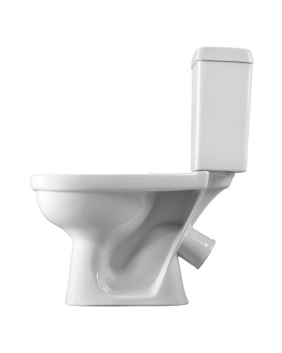 Унитаз компакт Santeri Визит 1.P405.3.S00.00B.F с бачком и сиденьем