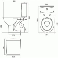 Унитаз-компакт с сиденьем Kolo Freja L79201000
