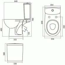 Унитаз-компакт с сиденьем Kolo Freja L79201000