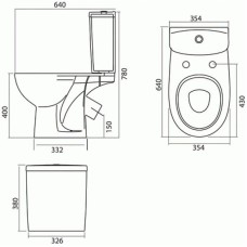 Унитаз-компакт с сиденьем Kolo Freja L79201000