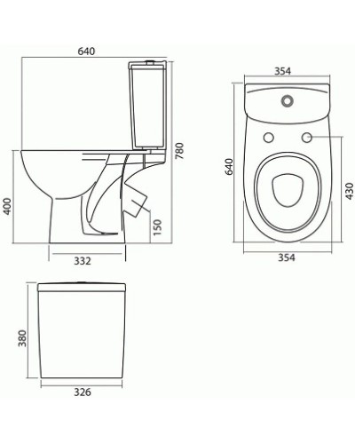 Унитаз-компакт с сиденьем Kolo Freja L79201000