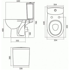 Унитаз-компакт с сиденьем Kolo Freja L79200000