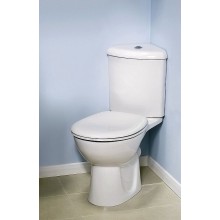 Унитаз компакт Vitra Arkitekt 9754B003-7200 угловой с бачком и сиденьем