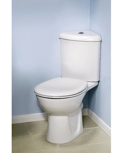 Унитаз компакт Vitra Arkitekt 9754B003-7200 угловой с бачком и сиденьем