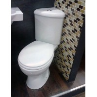 Унитаз компакт Vitra Arkitekt 9754B003-7200 угловой с бачком и сиденьем