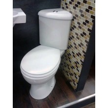 Унитаз компакт Vitra Arkitekt 9754B003-7200 угловой с бачком и сиденьем