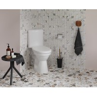 Унитаз компакт Vitra Arkitekt 9754B003-7200 угловой с бачком и сиденьем