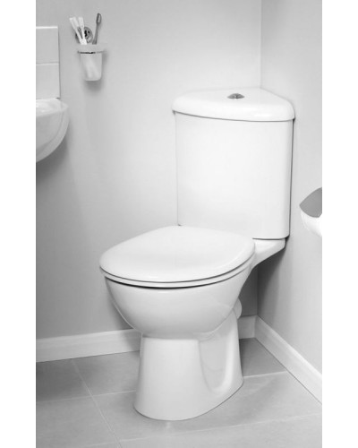Унитаз компакт Vitra Arkitekt 9754B003-7200 угловой с бачком и сиденьем