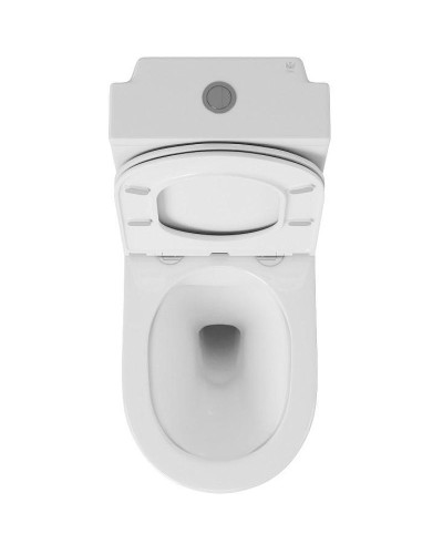 Унитаз компакт Owl 1975 Artic Cirkel-G OWLT190901 без бачка с сиденьем Микролифт