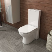 Унитаз компакт Owl 1975 Artic Cirkel-G OWLT190901 без бачка с сиденьем Микролифт