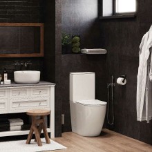 Унитаз компакт Cerutti SPA Bella CT8709 с бачком и сиденьем Микролифт