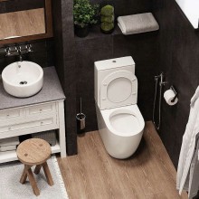 Унитаз компакт Cerutti SPA Bella CT8709 с бачком и сиденьем Микролифт