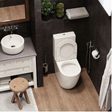 Унитаз компакт Cerutti SPA Bella CT8709 с бачком и сиденьем Микролифт