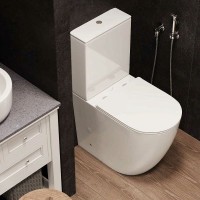 Унитаз компакт Cerutti SPA Bella CT8709 с бачком и сиденьем Микролифт
