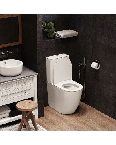 Унитаз компакт Cerutti SPA Bella CT8709 с бачком и сиденьем Микролифт