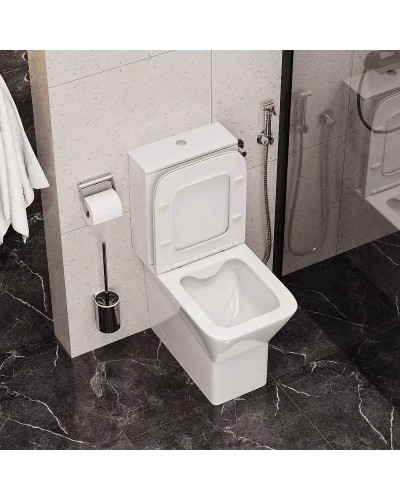 Унитаз компакт Cerutti SPA Ellero CT8458 с бачком и сиденьем Микролифт