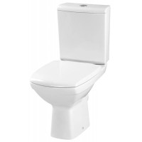 Унитаз-компакт безободковый с сиденьем микролифт Cersanit Carina KO-CAR011-3/5-COn-DL
