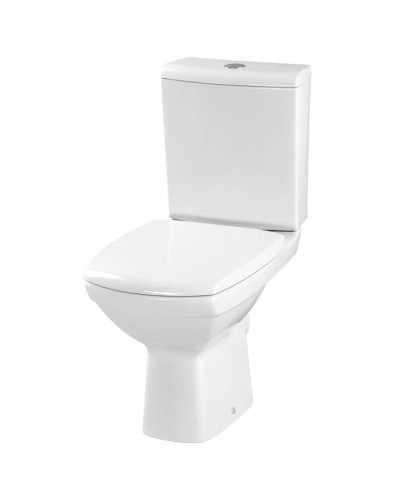 Унитаз-компакт безободковый с сиденьем микролифт Cersanit Carina KO-CAR011-3/5-COn-DL