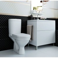 Унитаз-компакт с сиденьем микролифт Cersanit Kristal KO-KRI011-3/6-DL-w