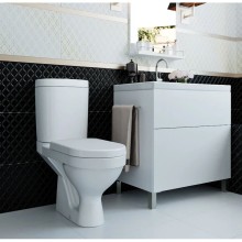 Унитаз-компакт с сиденьем микролифт Cersanit Kristal KO-KRI011-3/6-DL-w