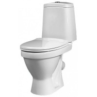 Унитаз-компакт Sanita Лада комфорт LDASACC01030711 с бачком и сиденьем Микролифт