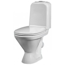 Унитаз-компакт Sanita Самарский эконом SMRSACC01090111 с бачком и сиденьем