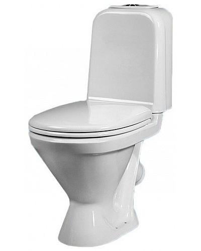 Унитаз-компакт Sanita Самарский эконом SMRSACC01090111 с бачком и сиденьем