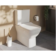 Унитаз компакт Vitra Integra Square Open-Back 9833B003-7205 с бачком и сиденьем Микролифт
