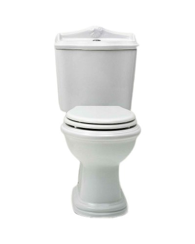 Унитаз компакт Azzurra Jubilaeum JUVCMP000000BI/(JUB100/MBP bi) без бачка и сиденья