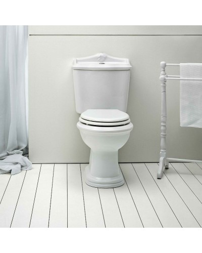 Унитаз компакт Azzurra Jubilaeum JUVCMP000000BI/(JUB100/MBP bi) без бачка и сиденья